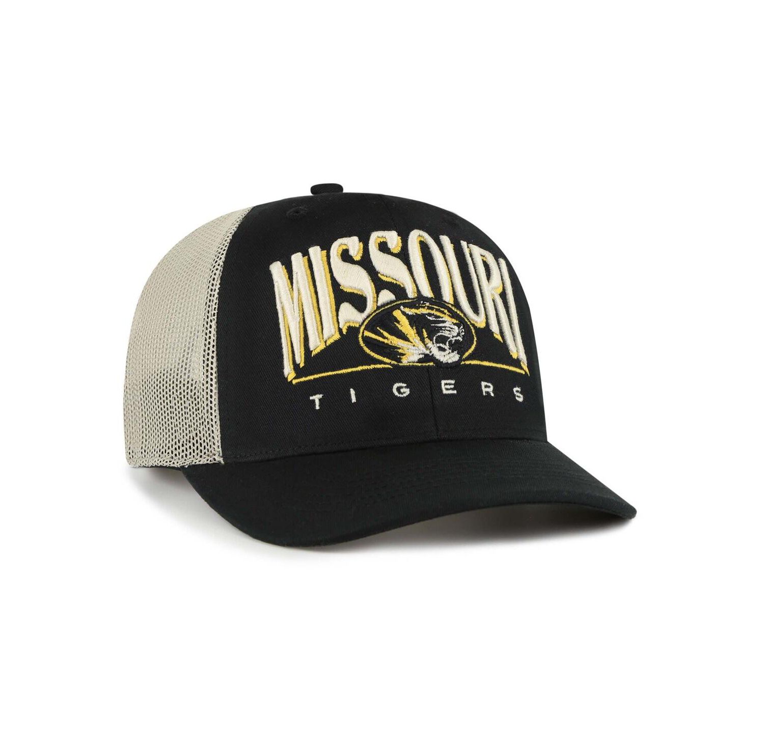 Men's Black Missouri Tigers Arid Adjustable Trucker Hat