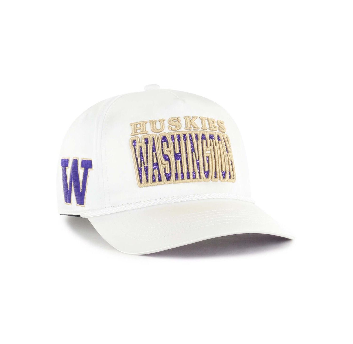 Women's White Washington Huskies Outspoken Hitch Adjustable Hat