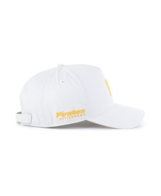 Men's White Pittsburgh Pirates Foundational Pinch Offside Adjustable Hat