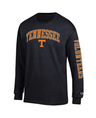 Men's Black Tennessee Volunteers Arch Over Logo 2-Hit Long Sleeve T-Shirt