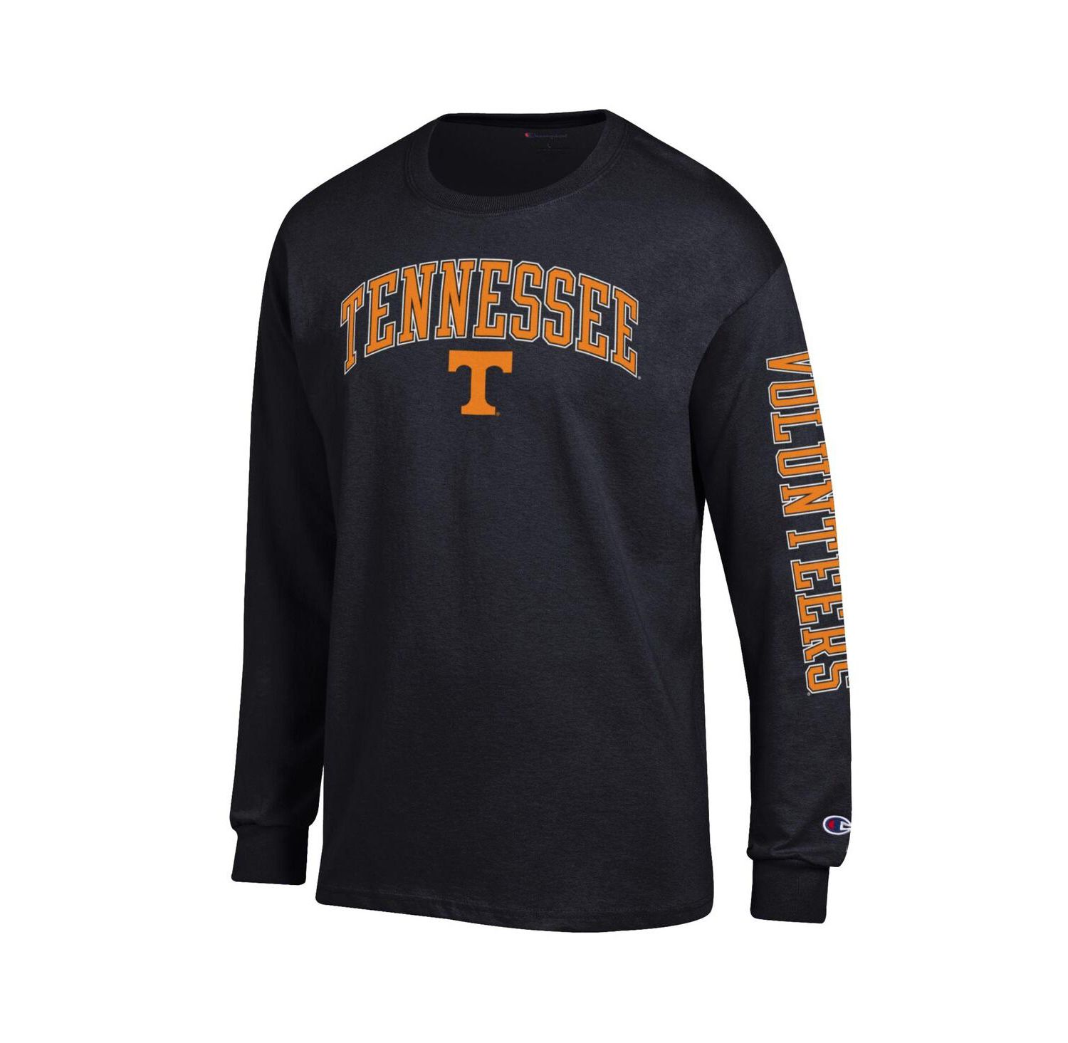 Men's Tennessee Orange Tennessee Volunteers Arch Over Logo 2-Hit Long Sleeve T-Shirt