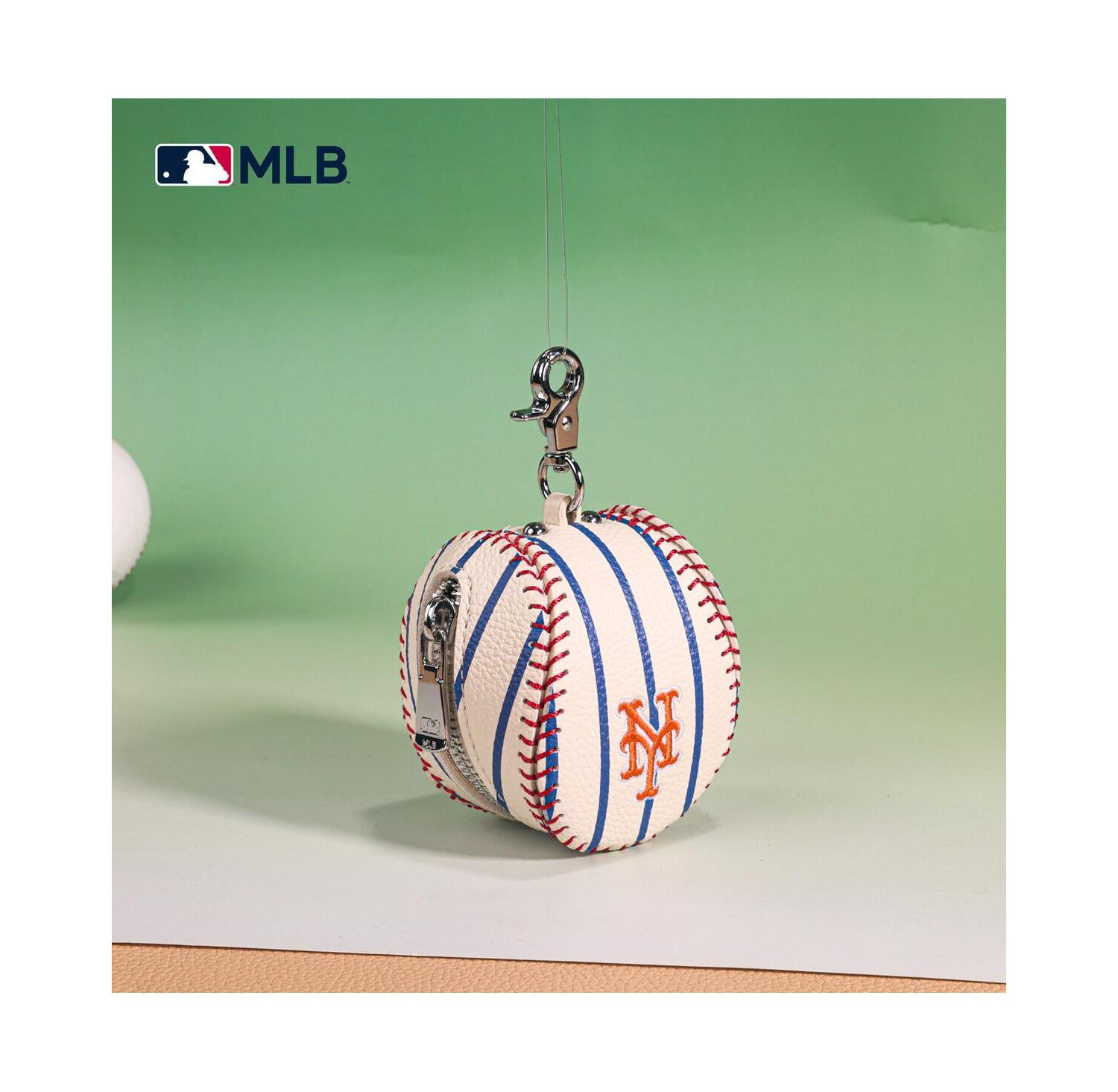New York Mets Baseball Bag Charm