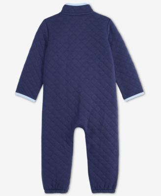 Baby Boys Quilted Double-Knit Coverall, Macy’s Exclusive