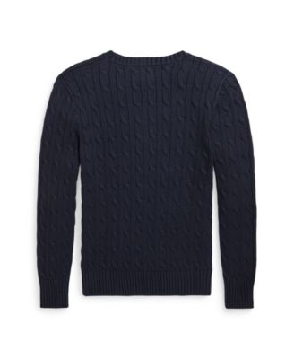 Boys 8-20 Cable-Knit Cotton Sweater