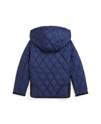 Toddler and Little Boys Hooded Barn Jacket