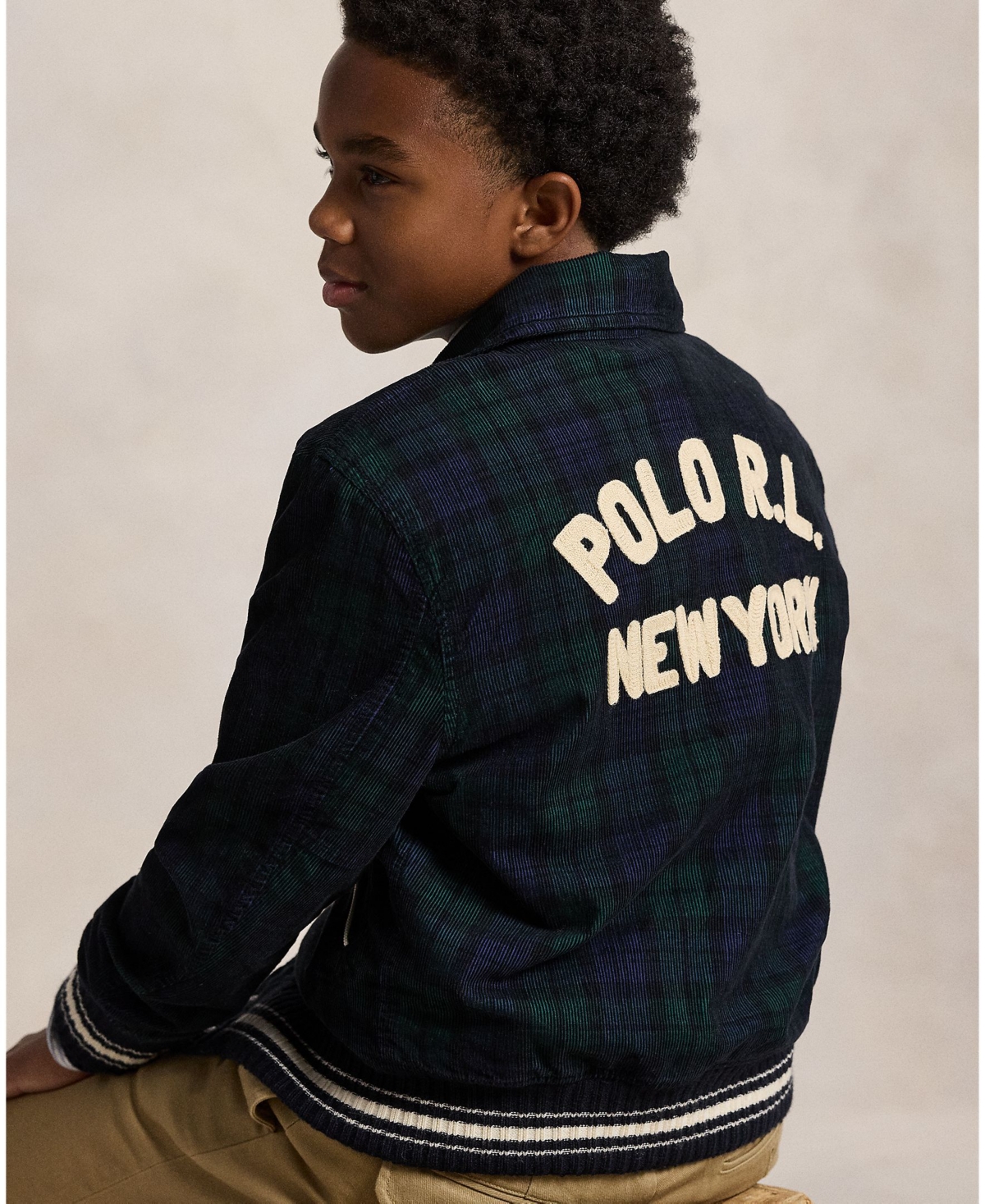 Polo Ralph Lauren Boys 8-20 Plaid Long Sleeves Jacket