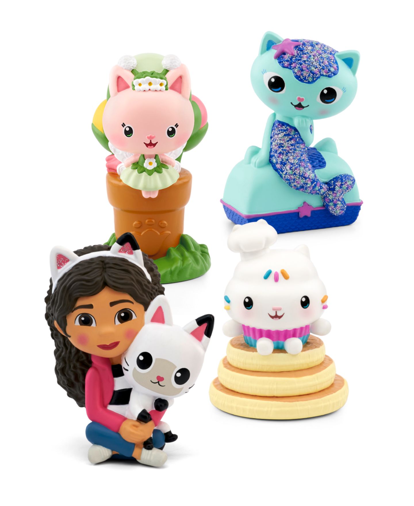 Детские фигурки Tonies Gabby's Dollhouse 4-Pack Figurines, Ages 3+ — фото 1