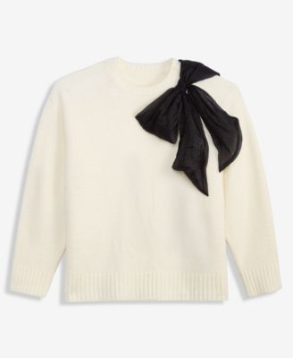 Women's Long-Sleeve Bow Sweater, Macy's Exclusive