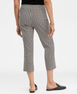 Women's Printed Rivet Capri Pants, Macy's Exclusive