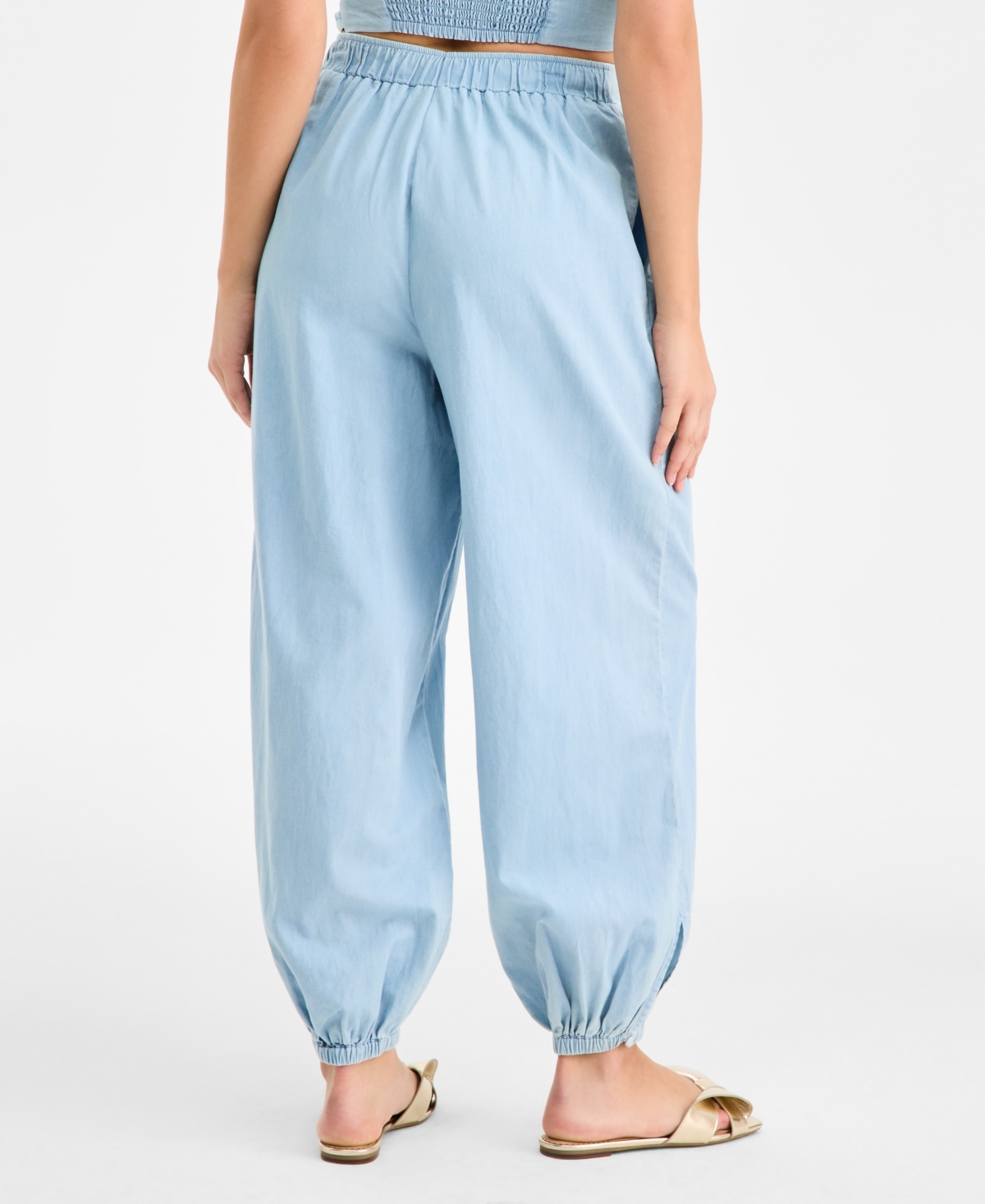 On 34th Women's Cotton Pull-On Balloon Pants, Macy's Exclusive