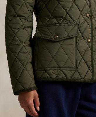 Women's Corduroy-Trim Quilted Barn Jacket