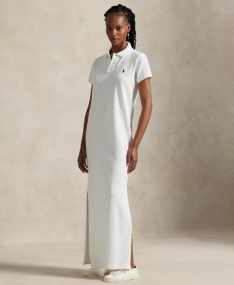 Polo Ralph Lauren Women's Cotton Mesh Polo Dress - Macy's