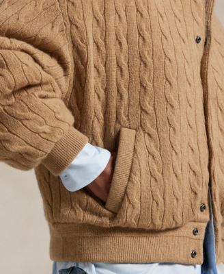 Women's Cable Bomber Jacket