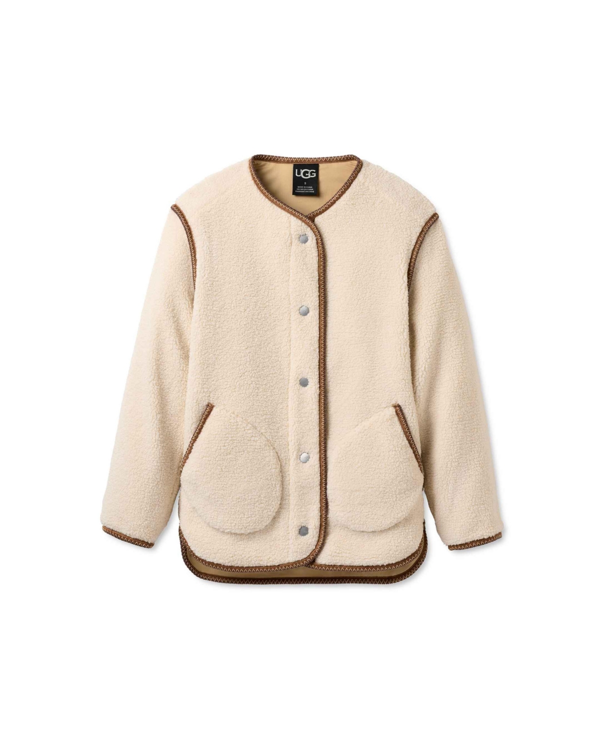 Ugg Women's Emerson Braid Front-Placket Jacket