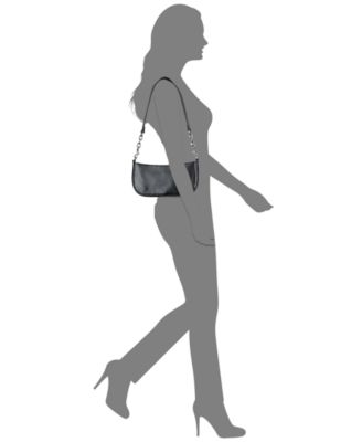 Sassi Small Leather Baguette Crossbody Shoulder Bag