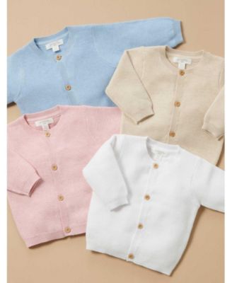 Baby Boys Textured Knit Cardigan