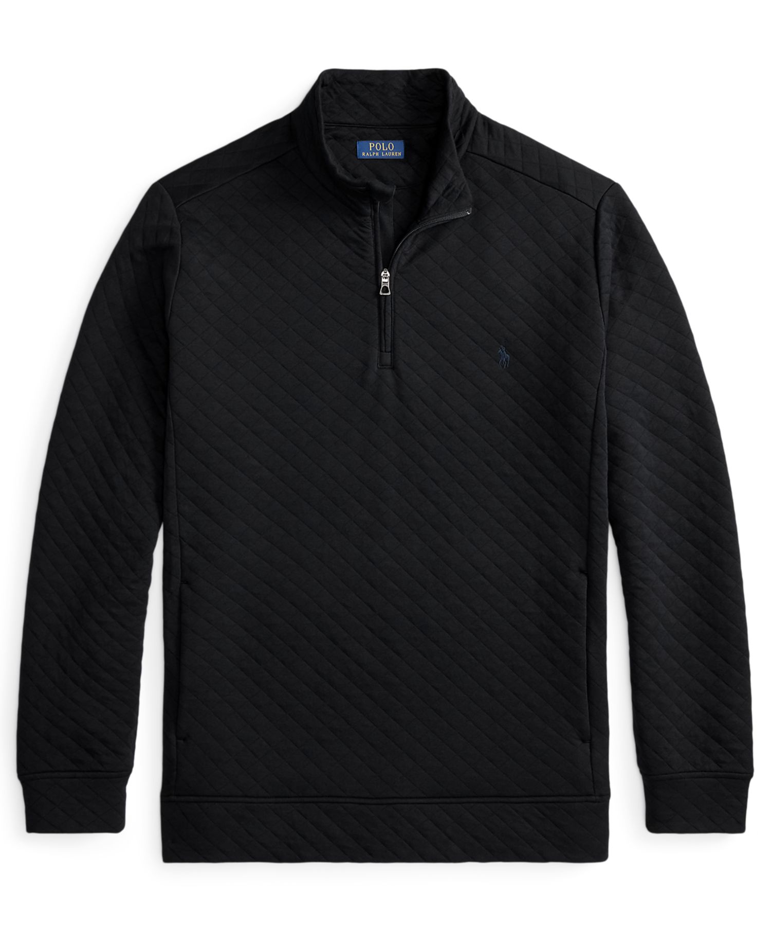 Men's Big & Tall Long-Sleeve Quilted Sweater