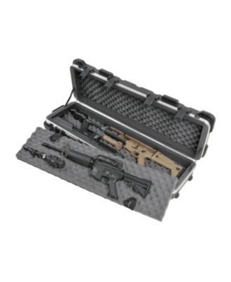 Cases 4009 Hard Exterior Waterproof Short Double Rifle Transport Case, Black