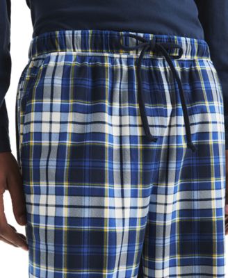 Men's Fleece Plaid Pajama Pants