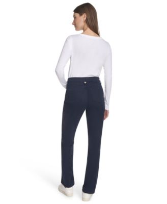 Women's Solid Stretch Full-Length Jeans