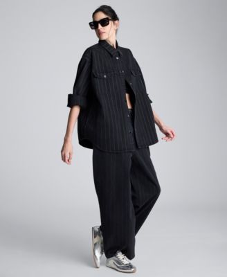 Women's Long Sleeve Shacket Shirt