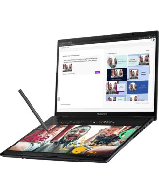 ZenBook Duo UX8406CA-DS79T 14" 3K 120Hz 2-In-1 OLED Touchscreen Laptop, Intel Core Ultra 7 255H 2.0GHz, 32GB RAM, 1TB SSD, Windows 11 Home