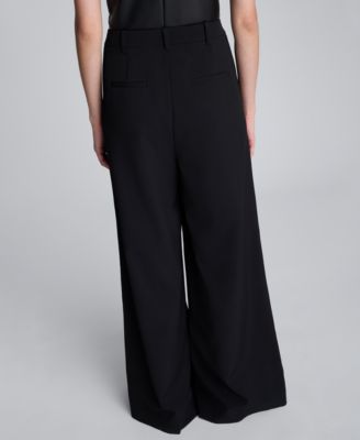 Women's Inverted Pleat Wide Leg Pants