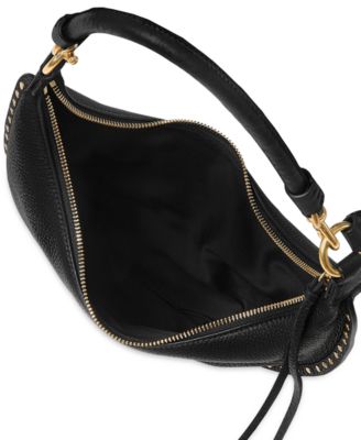 Darren Small Leather Crescent Crossbody Bag