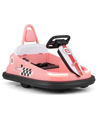 6V Electric Kids Ride-on Bumper Car with 360° Spinning Dual Motors 2 Speeds