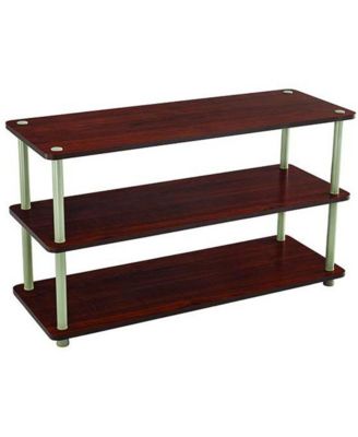 501500 3-Tier Shoe Organizer for 12 Pairs of Shoes, Cherry Finish