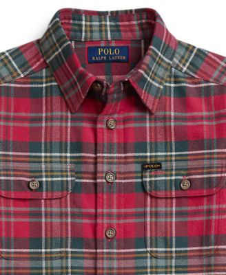 Boys' 8-20 Plaid Work Shirt