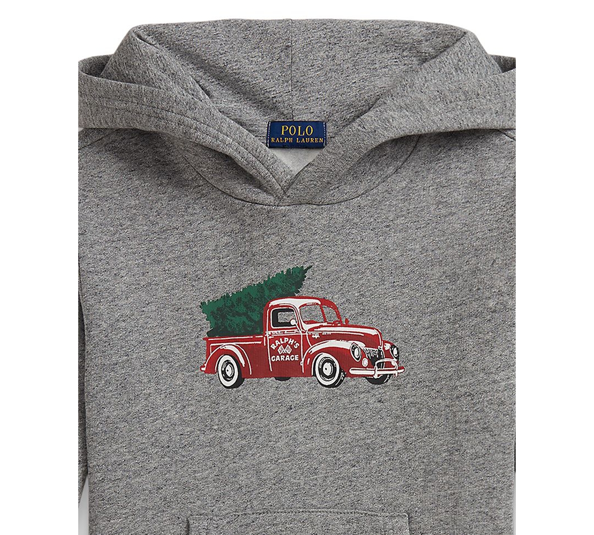 Polo Ralph Lauren Boys 2-7 Truck Printed Long Sleeve Hoodie