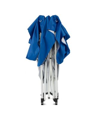 V Series 2 10' x 10' Entry Level Angled Leg Instant Canopy, Blue