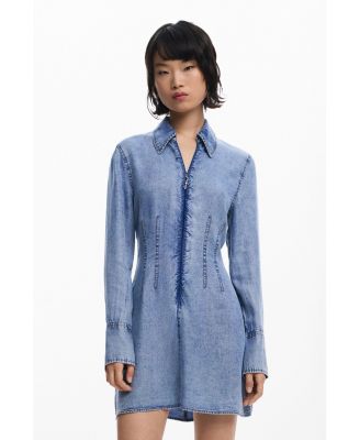 Women's Denim long-sleeve dress