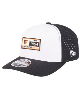 New Era - Men's White/Black Baltimore Orioles Established Patch 9SEVENTY Adjustable Hat