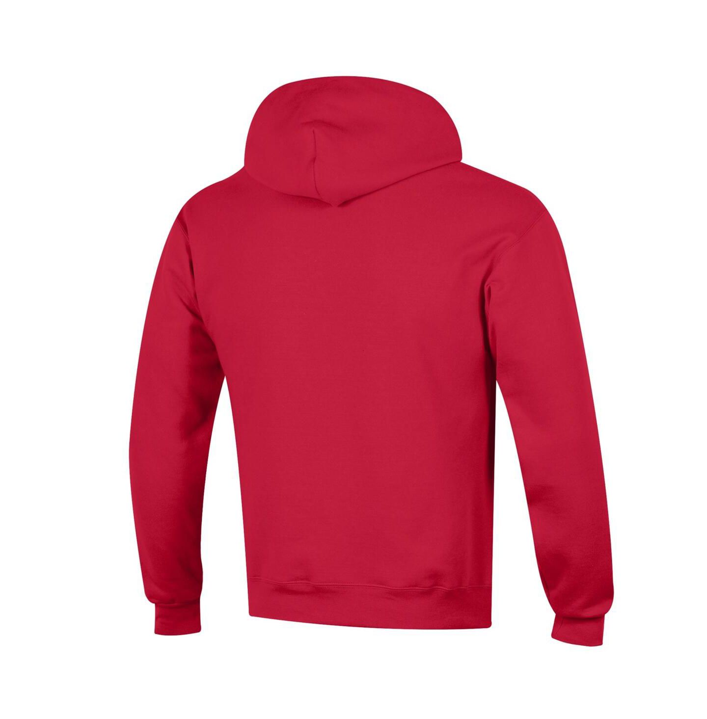 Мужское худи Champion Scarlet Ohio State Buckeyes Arched Logo Fleece Pullover, цвет: Чёрный — фото 4