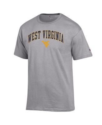 Men's&nbsp;Heather Gray West Virginia Mountaineers Arched Logo T-Shirt