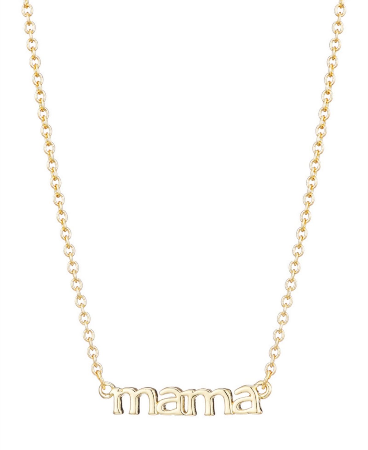 Adornia 14k Plated Mama Necklace In Gold