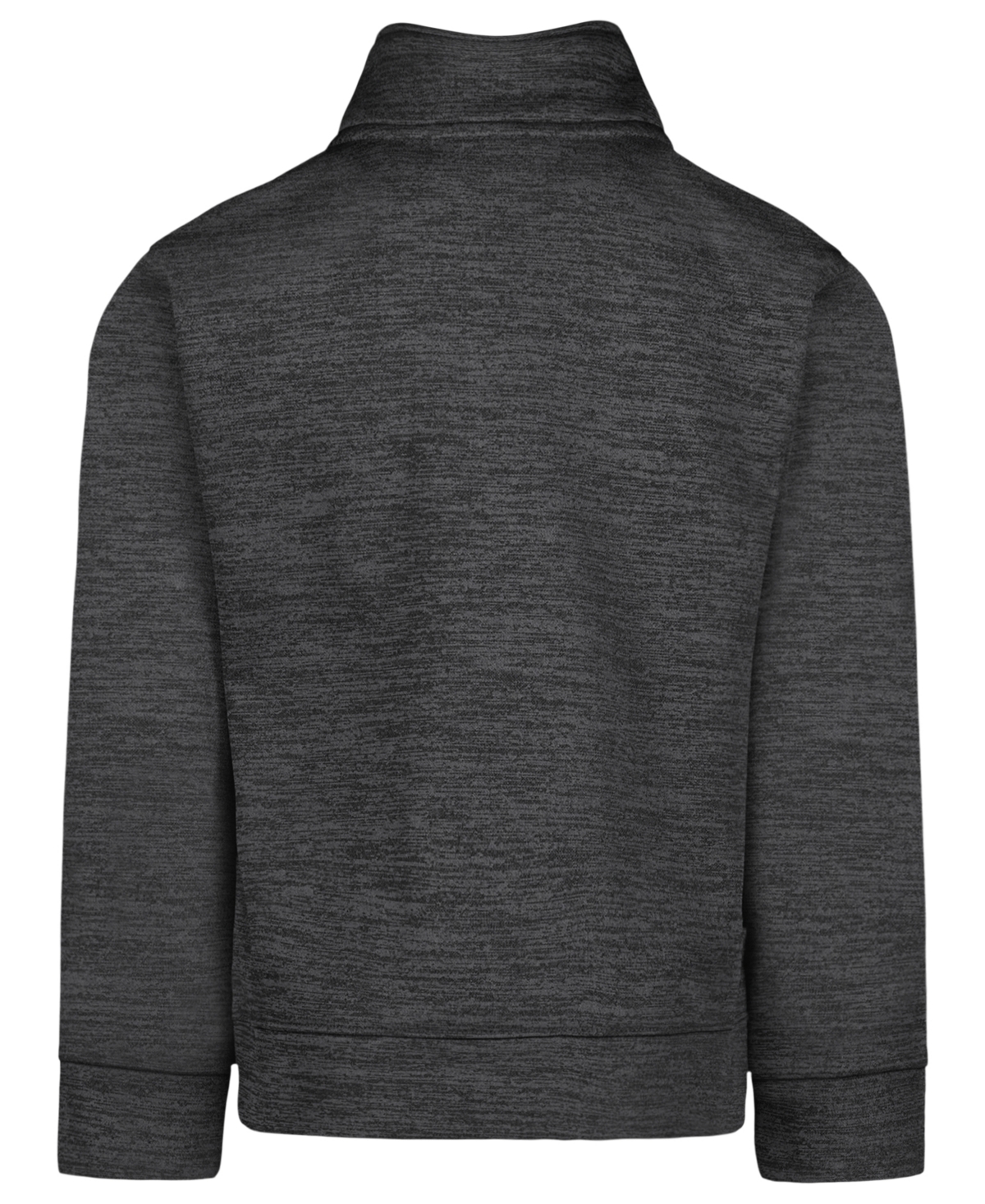 Under Armour Boys 2t-7 Quarter-zip Long Sleeve Sweatshirt In Black