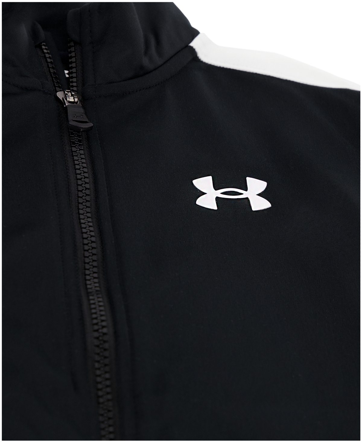 Under Armour Boys 2t-7 2-piece Full-zip Jacket And Joggers Track Set In Black