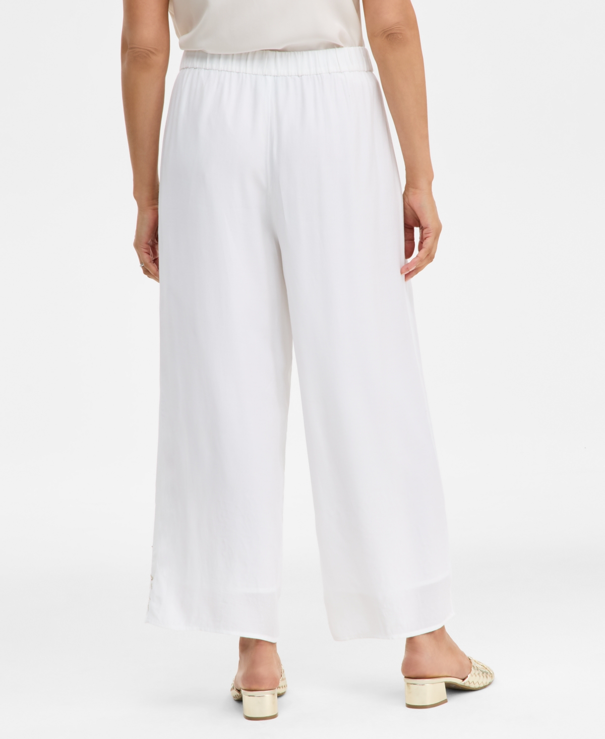 Jm Collection Women's Embroidered Capri Pants, Macy's Exclusive