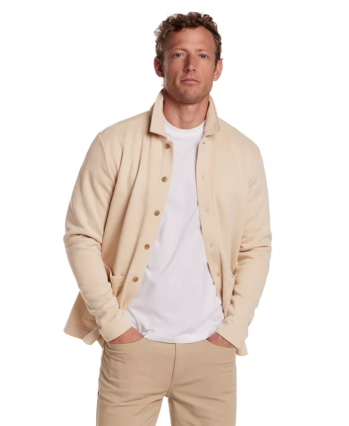 Men's Pebble Fleece Overshirt Jacket - thumbnail 2