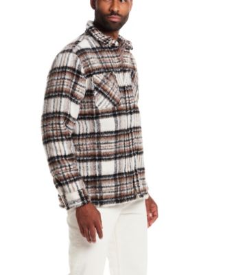 Men's Brushed Plaid Jacket