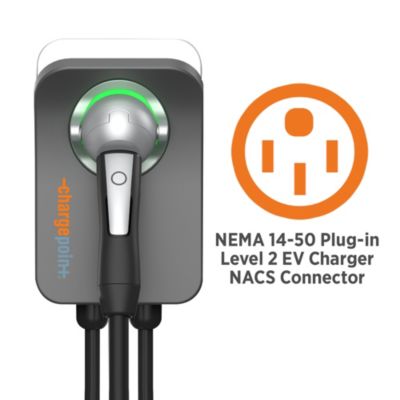 Home Flex Level 2 EV Charger NACS, NEMA 14-50 Outlet Charge Station