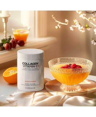 Collagen Peptides Powder + Vitamin C, Digestive Enzymes, Hyaluronic Acid, 18 Amino Acids - Hydrolyzed Collagen Protein, Unflavored - 9.98 oz