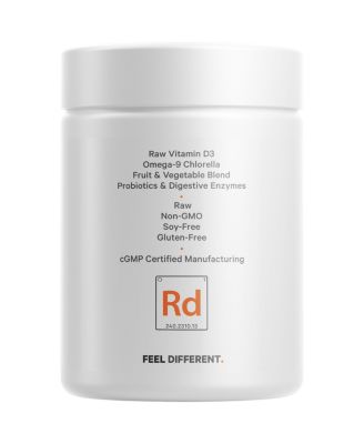 Raw Vitamin D3+ High Potency 5000 IU Supplement- Raw Vitamin Enhanced with Omega-9, Probiotics, Digestive Enzymes, Fruits & Greens 60 Capsules