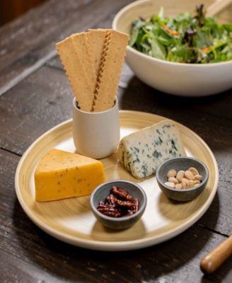 Lexa Collection 12 in Bamboo Serving Tray Set