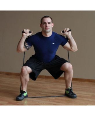 400-150-031-1 Smart Necessity Resistance Band Exercise Mat Bundle