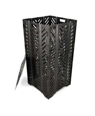 51250 Outdoor Yard Debris Burn Bin Incinerator with Lid