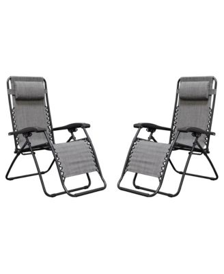 Infinity Zero Gravity Steel Frame Patio Deck Chair